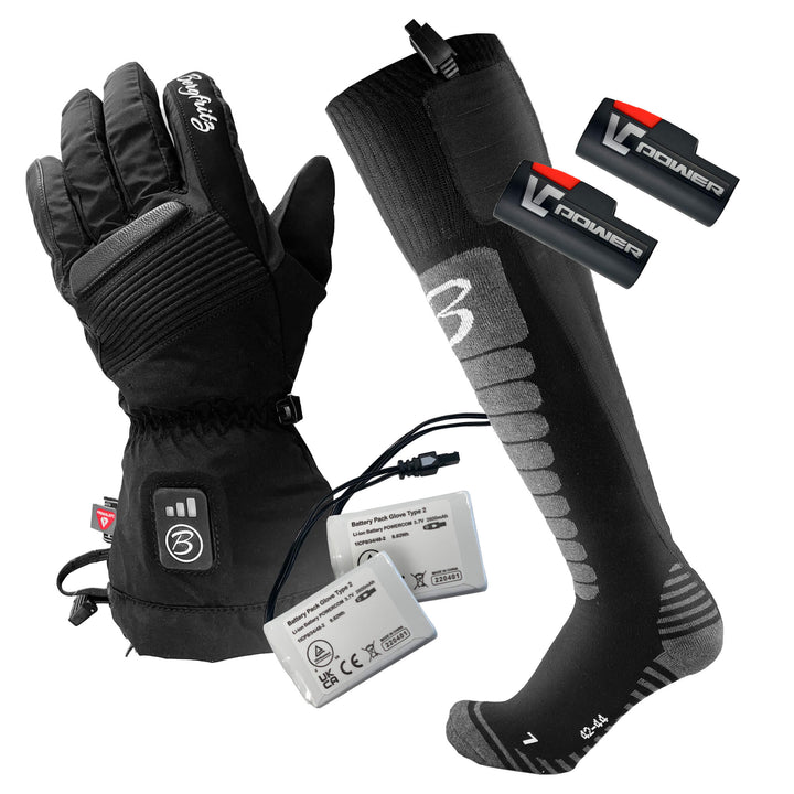 Bergfritz Super Combi - Fingerhandschuhe und Heizsocken