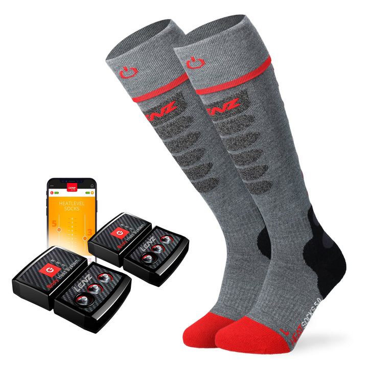 Lenz Heat Sock 5.1 Slim Fit Toe Cap Set