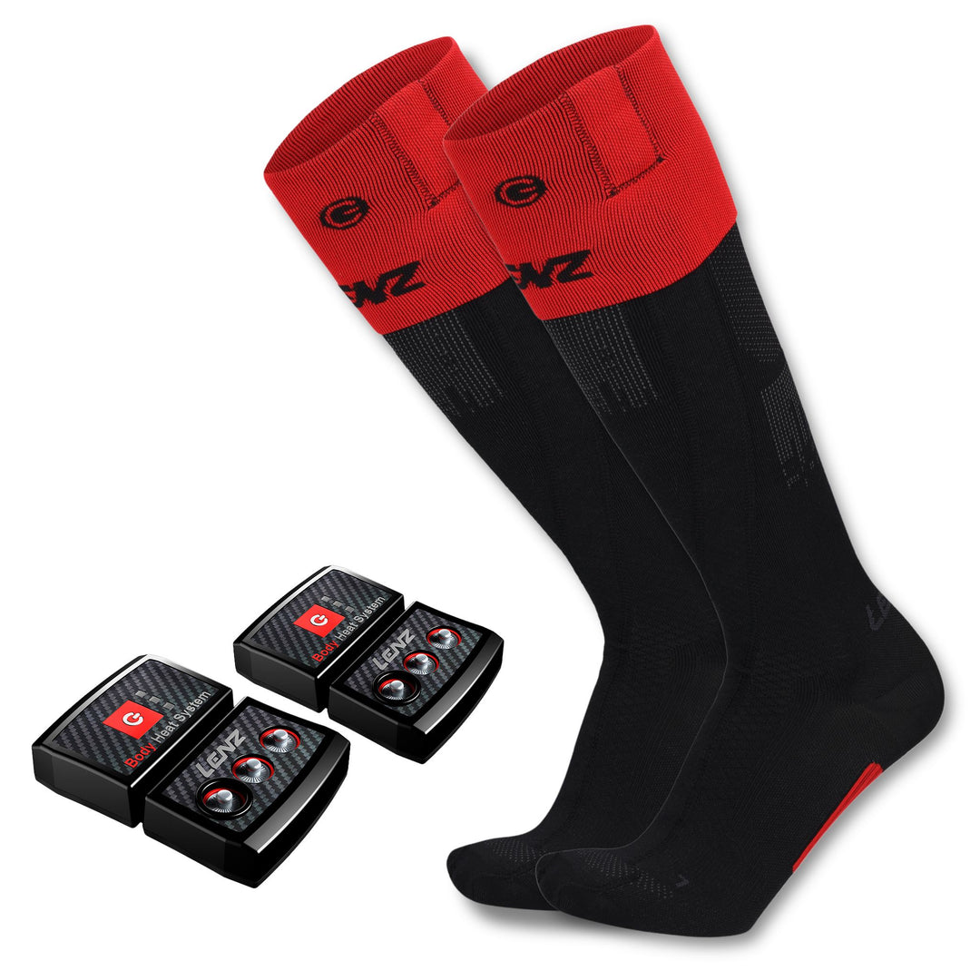 Lenz Heat Sock 6.1 Toe Cap Merino Kit de compression