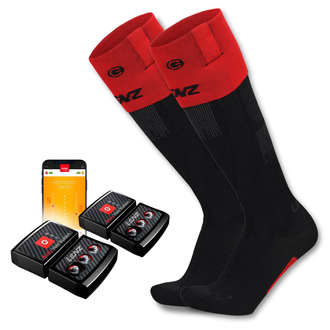 Lenz Heat Sock 6.1 Toe Cap Merino Kit de compression
