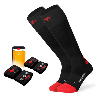 Lenz Heat Sock 4.1 black Toe Cap Set