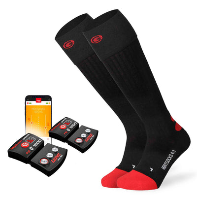 Lenz Heat Sock 4.1 black Toe Cap Set