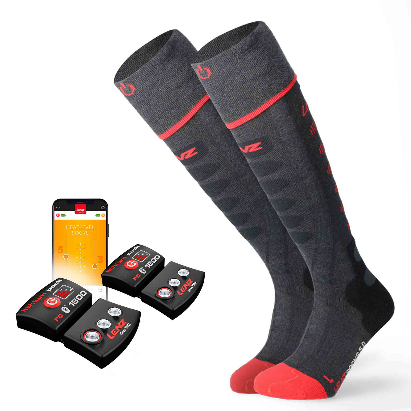 Lenz Heat Sock 5.1 Toe Cap Set