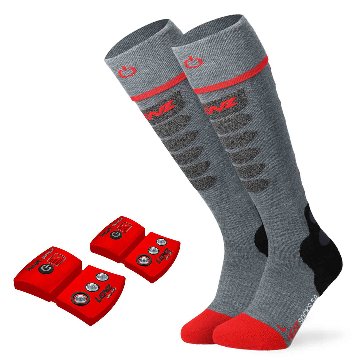 Lenz Heat Sock 5.1 Slim Fit Toe Cap Set