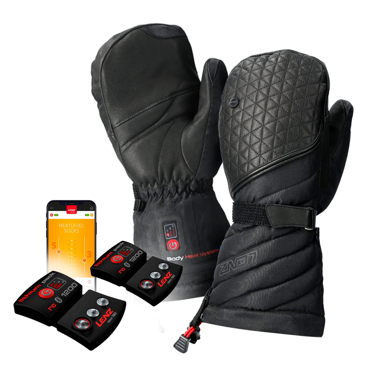 Lenz Heat Glove 6.0 Faust Gants chauffants (dames) SET AVEC ACCU