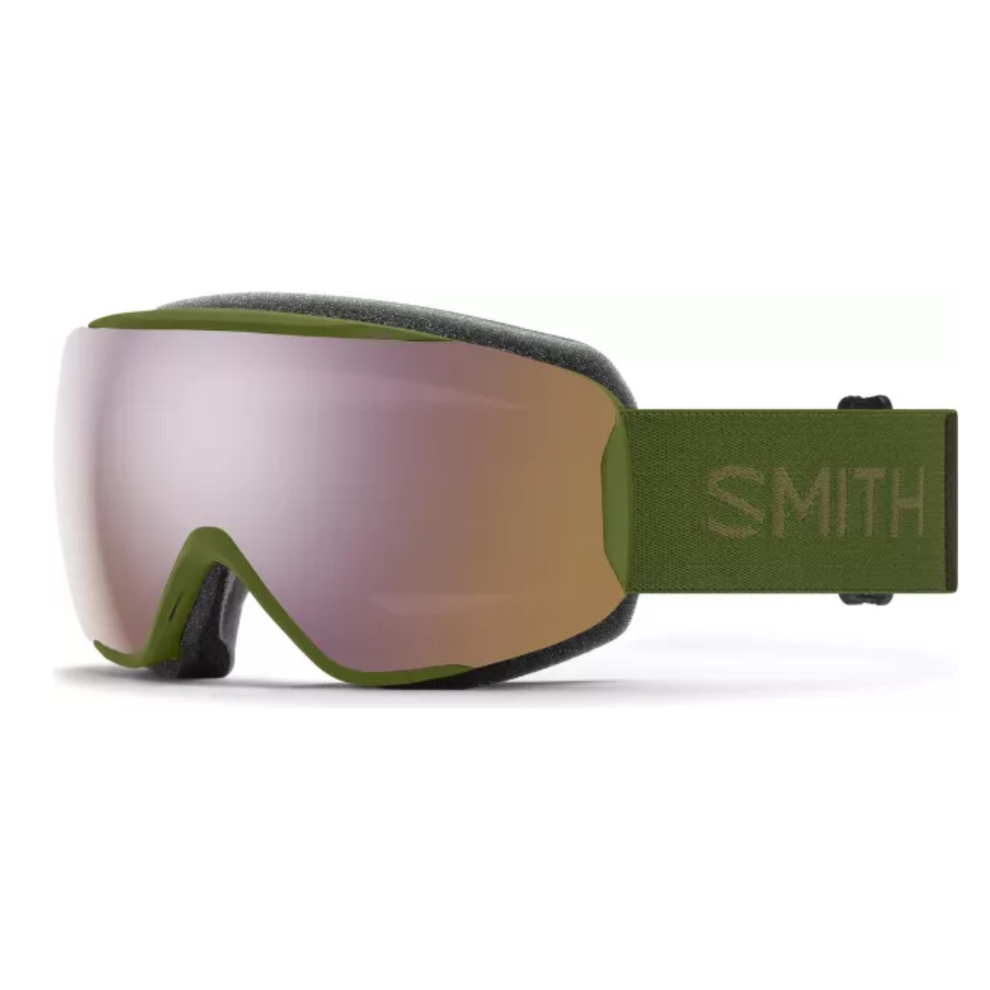 Smith Lunettes de ski Moment olive 22 everyday rose gold mirror