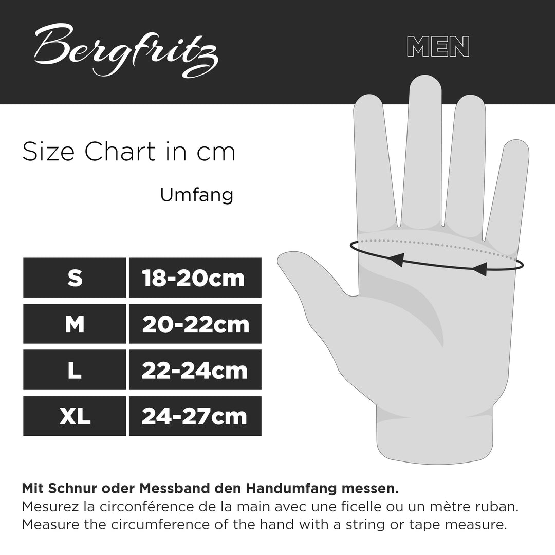 Bergfritz Fingerhandschuh beheizbar Herren