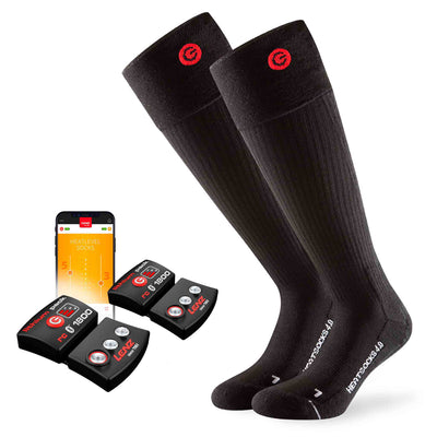 Lenz Heat Sock 4.0 black Toe Cap Set