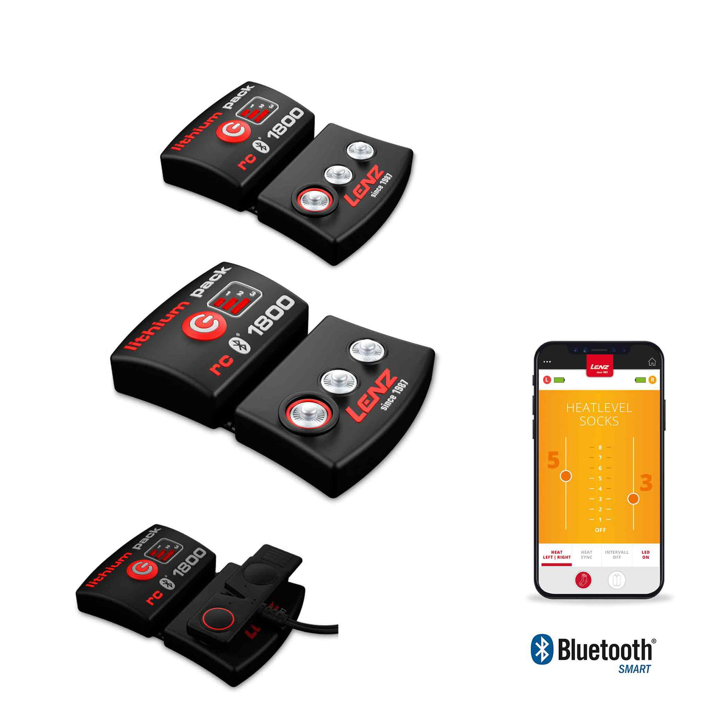 Lenz Lithium Pack rcB 1800 mit Bluetooth