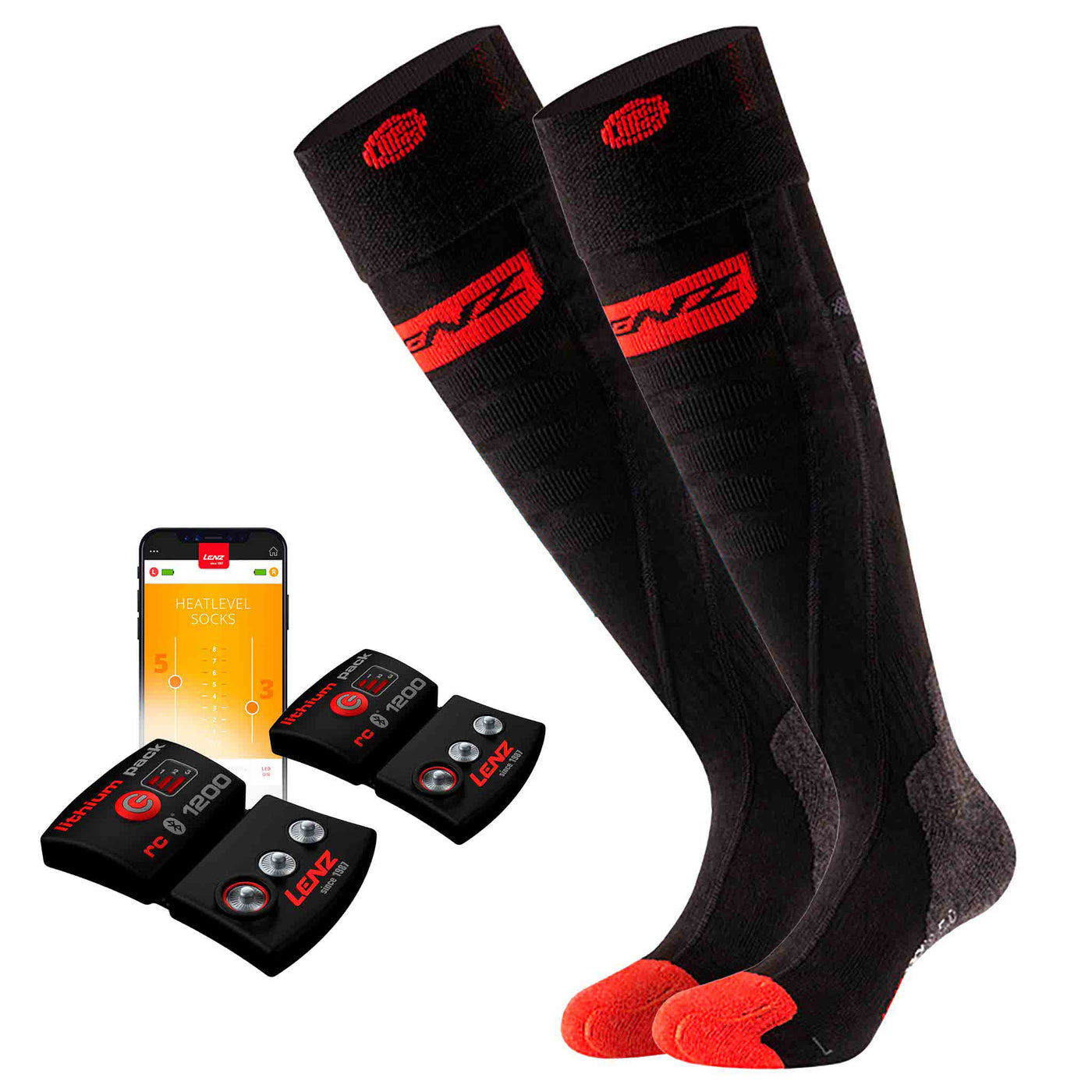 Lenz Heat Sock 5.0 Toe Cap Set